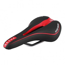 SIY Spares SIY Silicone Gel Extra Soft Bicycle MTB Saddle Cushion Cycling Road Mountain Bike Seat Bicycle Accessories (Color : Red)