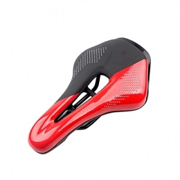 SKYBLACK Spares SKYBLACK BICYCLE SEAT Bike Seat, Most Comfortable Bicycle Seat Memory Foam Waterproof Bicycle Saddle- cozy Absorbing- Best Stock Bicycle Seat Replacement for Mountain Bikes, Road Bikes (Color : Red)