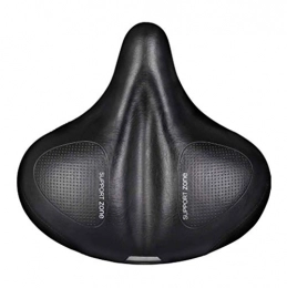 SMSOM Mountain Bike Seat SMSOM Bicycle Seat, Most Comfortable Bike Seat Replacement with Dual Shock Absorbing Ball Wide Bike Seat Memory Foam Bicycle Gel Seat