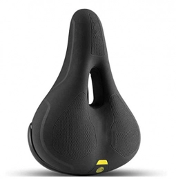 SMSOM Spares SMSOM Most Comfortable Extra Large Bike Seat - Wide Bicycle Saddle with Super Thick & Soft Foam Padding and Dual Spring Shock Absorbing Design - Universal Fit for Exercise Bike and Outdoor Bikes
