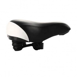 SMXGF Mountain Bike Seat SMXGF Bicycle Seat, The Most Comfortable Memory Cotton Waterproof Bicycle Seat, Suitable For Men And Women Bicycle Taillight Cushion (Color : Black and white, Size : 28 * 21cm)