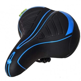 Rongxin Spares Soft and comfortable hot bike mountain bike saddle thickened cushion, Blue
