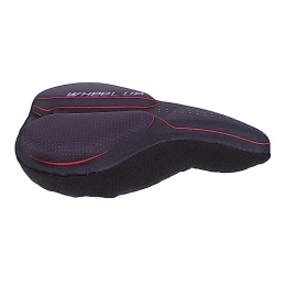 Sosoport Mountain Bike Seat Sosoport 3pcs Para Bike Gel Red Shock-absorption Riding Mountain Adults Seat Accessory Thick Butt for Silicone Breathable Cycling Cover Seats Saddle Shape Bicicletas Comfortable Bicycles