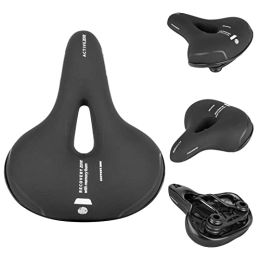 Soyeacrg Spares Soyeacrg Bicycle Cushion Mountain Bike Hollow Comfortable Memory Foam Comfortable Seat Cushion Saddle Riding Equipment for MTB BMX Road Riding Specialized, Black
