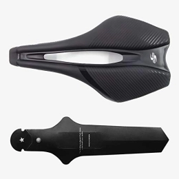 Sparrow Angel Spares Sparrow Angel Mountain bike saddle Bicycle Saddle For Men Women Road Off-road Mtb Mountain Bike Saddle Lightweight Cycling Race Seat (Color : Black black 1)