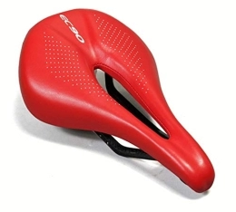 Sparrow Angel Mountain Bike Seat Sparrow Angel Mountain bike saddle Bicycle Seat Saddle MTB Road Bike Saddles Mountain Bike Racing Saddle PU Breathable Soft Seat Cushion (Color : Red)