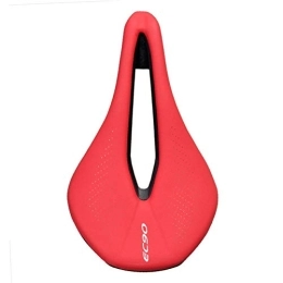 Sparrow Angel Mountain Bike Seat Sparrow Angel Mountain bike saddle Bicycle Width Seat Saddle MTB Road Bike Saddles Mountain Bike Racing Saddle PU Breathable Soft Comfortable Seat Cushion (Color : Red)