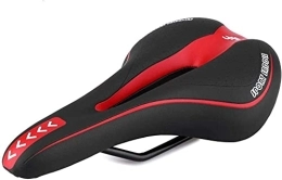  Mountain Bike Seat Sturdy Bicycle Seat Mountain Bike Saddle Bike Saddle Professional Mountain Bike Gel Saddle Mtb Bike Cushion Bike Seat For Men Soft Pu Material Waterproof And Wearresistant Red
