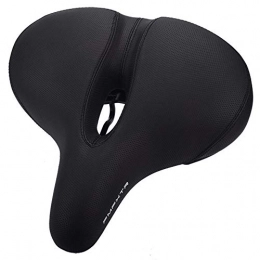 Suudada Spares Suudada Mountain Bike Cushion Soft And Thick Sponge To Increase Wide And Comfortable Long-Distance Saddle Bicycle Cushion-Black