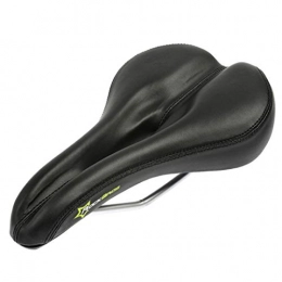 O-Mirechros Mountain Bike Seat Synthetic Leather Steel Rail Hollow Breathable Soft Cushion Road MTB Fixed Bicycle Saddle