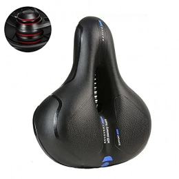 Anyway Spares Thicken mountain bike bicycle saddle strengthen shock absorber bicycle saddle hollow unisex bike Seat(Blue)