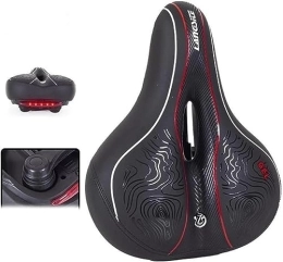 THYMOL Spares THYMOL Spinning Exercise Cycle Saddle MTB Mountain Bike Seat Road Bicycle Saddle With Shock Absorbing Balls For Women Men Soft Memory Foam Padded Universal Wide Cushion Pad Comfortable (Color : #04)