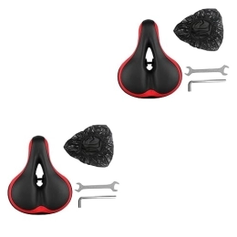 Toddmomy Mountain Bike Seat Toddmomy 2pcs Bicycle Seat Bike Saddle Cushion Mountain Bike Seat Excersize Bike Exercie Bikes Mountain Bikes Seat Replacement Oversize Bike Seat Bike Saddle Seat Pad Upholstered