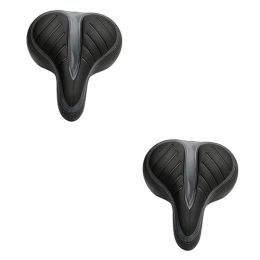 Toddmomy Mountain Bike Seat Toddmomy 2pcs Saddle Replacement Exercise Bike Seat Cushion Bike Saddles Bike Saddle Pad Soft Seat Mountain Bike Seat Bike Cover Cushion Saddle Comfortable Bike Seats Component Bicycle