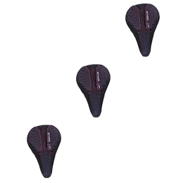 Toddmomy Spares Toddmomy 3pcs cushion cover comfort bike seat absorbing bike breathable bike seat bike seat cushion wide bike saddle mountain bike cushion bike seat pad padded Silica gel soft bike thicken