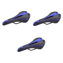 Toddmomy Spares Toddmomy 3pcs mtb seat blue accessories padded saddle riding saddle bicicleta bike seat cushion seat saddle comfortable bike saddle Cycling Equipment Upholstered liner mountain bike mat