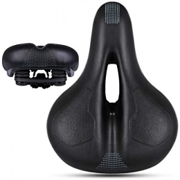 TRonin Spares TRonin Breathable Mountain Bike Seat, Hollow Ergonomic Wide Big Bum Bicycle Cushion Cycling Saddle Comfortable Soft Bike Seat for Fit Road / Mountain Bike Fit Most bike.