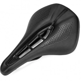 TRonin Spares TRonin Road Mountain Bike Seat, Life Waterproof Breathable Safety Comfortable Bike Seat Breathable Ergonomic Cycling Saddle For Outdoor And Indoor Bicycle (Color : Black)