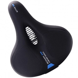 TTZHJIN Spares TTZHJIN Bike Seat Bicycle Saddle Soft And Comfortable Central Vent Polyurethane Bicycle Accessories Cycling Equipment Easy To Install Universal, Black-26×21cm