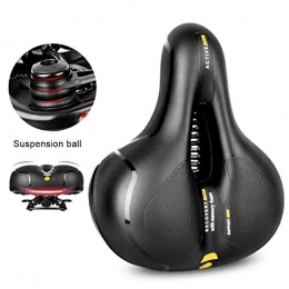 TYBXK Spares TYBXK Bike Seat Saddle Bicycle Big Bum Saddle Seat Mountain Road MTB Bike Bicycle Thick Soft Comfortable Breathable Hollow Out 236 (Color : Yellow)