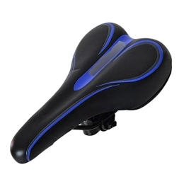 TYTbygml Spares TYTbygml Comfortable Bike Seat, Waterproof Soft Mountain Bike Saddle, Road Bike Saddle with Shock Absorbing, for MTB Mountain Bike Road Bike Exercise Bike (Color : Blue, Size : One Size)