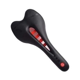 RatenKont Mountain Bike Seat Ultralight Waterproof Comfortable Race Bicycle Saddle Road Mtb Mountain Cycling Seat Cushion Leather Bike Front Part red
