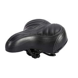 Umerk Mountain Bike Seat Umerk Bicycle saddle Bicycle Saddle Thicken Soft Cycling Cushion Shockproof Spring Mountain Road Bike Seat Comfortable Cycling Seat Pad Bicycle seat cover (Color : Black)
