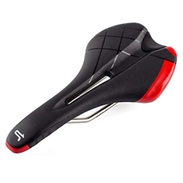 URJEKQ Spares URJEKQ Bike Saddle Hollow Bicycle Seat Mountain Bike Silicone Seat Cushion Hollow Breathable Ergonomic Design Bicycle Seat Shock Absorption Bow Steel Riding Equipment Accessories