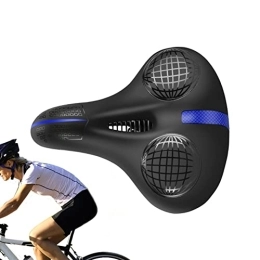 Virtcooy Spares Virtcooy Bike Seat - Waterproof Comfortable Wide Padded Bicycle Saddle, Bike Saddle for Mountain & Exercise Bikes, Shock Absorbing