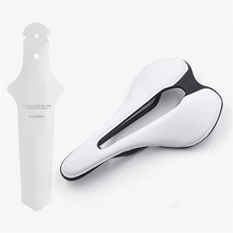 VISTANIA Mountain Bike Seat VISTANIA Cycling Comfort Bicycle Saddle 250-148mm Road Mtb Mountain Bike Seat Selle Wide Saddle Cycling Men Bike Part Accessories (Color : White)
