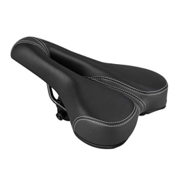 Vosarea Spares VOSAREA Bicycle Saddle Black Seat for Mountain Bike Shock Absorbing Comfortable Road Mountain Sports Cushion for Cycling Seat