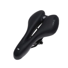 Vosarea Mountain Bike Seat VOSAREA High Elasticity Bike Seat for Mountain Bike Breathable MTB Saddle Excavated Sport Cushion for Cycling (Black)