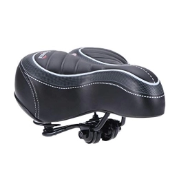 Vosarea Mountain Bike Seat VOSAREA Mountain Bike Seat Cushion for Bicycle Mat for Lower Seat with Stripes Black