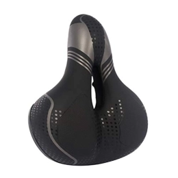 Vosarea Spares VOSAREA Saddle for Mountain Bike Thicken Seat Cushion Comfortable Outdoor Seat Cushion (Black)