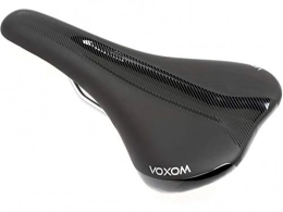 Voxom Spares Voxom SA10Black Unisex E Bike Saddle-Black / White, One Size