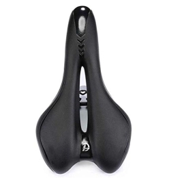 WangQianNan Spares WangQianNan Comfortable bicycle seat Bicycle Saddle Soft Comfort Mountain Road Bike Saddle Breathable Hollow Bike Seat Bicycle Parts Cycling Widening and shock absorption (Color : Nero)