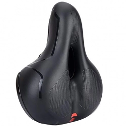 MxZas Mountain Bike Seat Waterproof Bike Saddle Mountain Bike Seat Bicycle Seat Cushion Soft and Comfortable Super Soft Riding Saddle Comfortable Replacement (Color : Red, Size : 26x21.5cm)