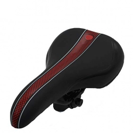 WENMIN Spares WENMIN Bicycle Seat, Curved Suspension Shock Absorber Mountain Bike Seat Cushion Damping Non-Friction Seat Cushion Seat Saddle, Red