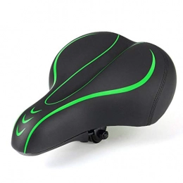 WH-IOE Mountain Bike Seat WH-IOE Bicycle Seat Cushion Comfortable Extra Wide Soft Cushion for MTB Bicycle Comfortable Seat (Size: OneSize; Colour: Green)