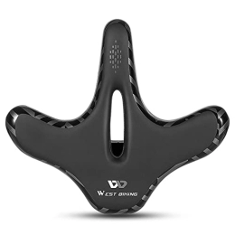 Lechnical Spares Wide Bike Saddle Comfortable Mountain Bicycle Cushion Pad Waterproof Cycle Seat Saddle for Men Women Road MTB