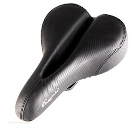 LETTON Mountain Bike Seat Wide Soft Padded Bike Saddle Comfortable Bike Seat with Rear LED Taillight Memory Foam Padded Leather Bicycle Saddle Cushion Dual Spring Designed