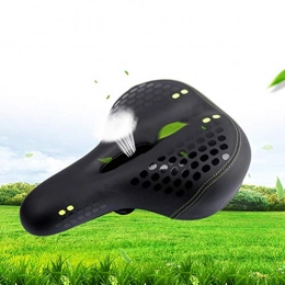 Wopohy Mountain Bike Seat Wopohy Bicycle seat Bicycle saddle with rear light Hollow mountain bike saddles Comfortable soft wide for mountain bike, bicycle, racing bike