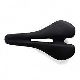 WPYYI Spares WPYYI MTB Bike Saddle Lightweight Bicycle Seat PU Leather Soft Road Bicycle Saddle Breathable Chair Racing Cycling Parts (Color : Black)