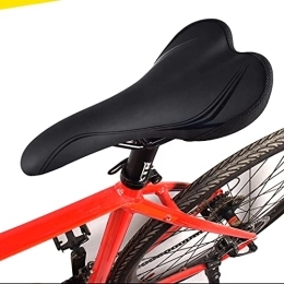 WQSQ Spares WQSQ Bicycle Saddle For Men Bike Saddle Comfortable Mountain Bike Seat Memory Foam Road Bicycle Seat Ergonomics Design (Black)