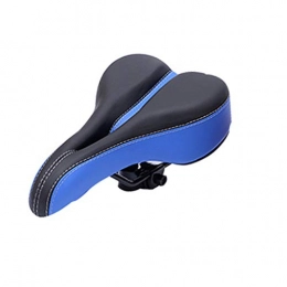 Wwrb Bike Seat Comfort, Central Relief Zone Universal Riding Bicycle Mountain Bike Saddle Waterproof,Bike Seat, Bicycle Cushion Suitable for MTB Mountain Bike,Folding Bike,Road Bike,Blue