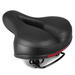 Xiaoplay Spares Xiaoplay Bicycle Seat Cushion Mountain Bike Comfortable Saddle Riding Equipment for Men Women with Reflective Strip, 26 * 21cm-Black