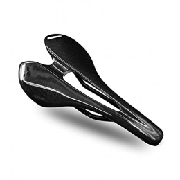 XINGHUA Spares XINGHUA wangzai store Bike Saddle 3K Carbon Fiber Fit For MTB Road Soft Thick Mountain Men Women Ride Bicycle Comfort Seat Super Light Cycling Cushion (Color : GLOSS CARBON)