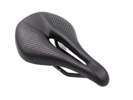 xinlinlin Spares xinlinlin 2020 New Pu+Carbon Fiber Saddle Road Mtb Mountain Bike Bicycle Seat For Men Cycling cushion Trail Comfort Races black Red White (Color : Black 143mm)