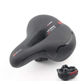 xinlinlin Mountain Bike Seat xinlinlin Bicycle Saddle Bike Seat MTB Mountain Road Bikes BMX Shock Absorption Cushion Soft Spring Suspension Seats Cycling Accessories (Color : Red Fixed)