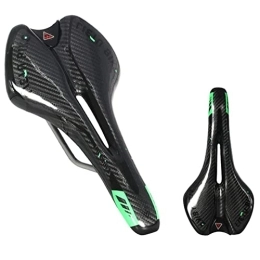 xinlinlin Mountain Bike Seat xinlinlin Bicycle Seat Mountain Bike MTB Road BMX Saddle Shock Absorber Triathlon Racing Comfortable Breathable Saddles Cycle Accessories (Color : Green)